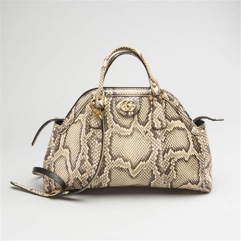 gucci bag hand painted snake skin|Gucci travel bag snake.